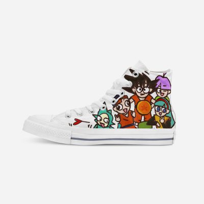 “Essay pokemon” | Hand-painted hit-top canvas shoes